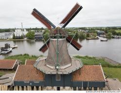 Photo Textures of Building Windmill